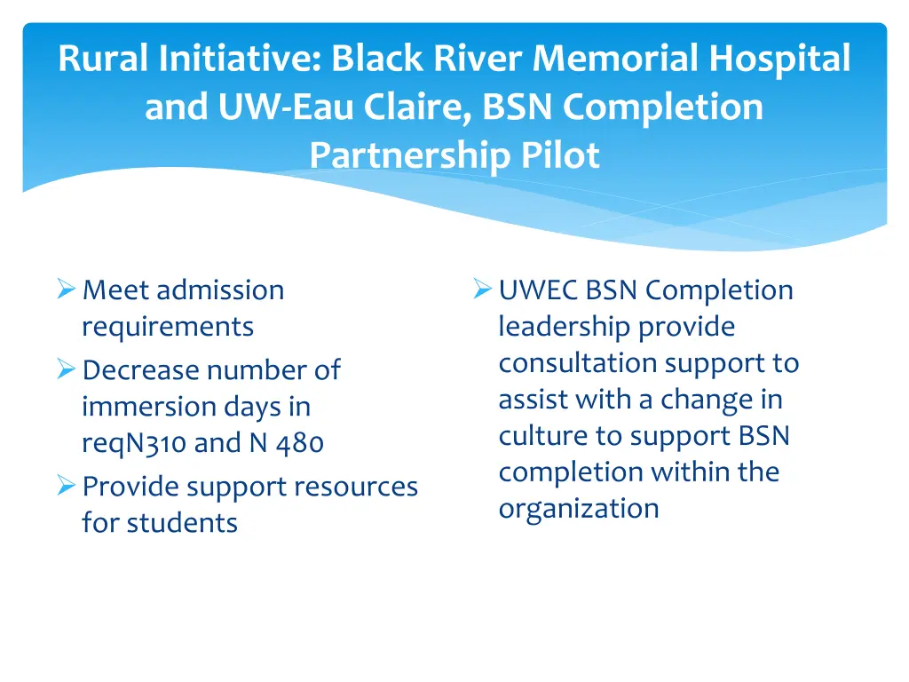 rural initiative black river memorial hospital