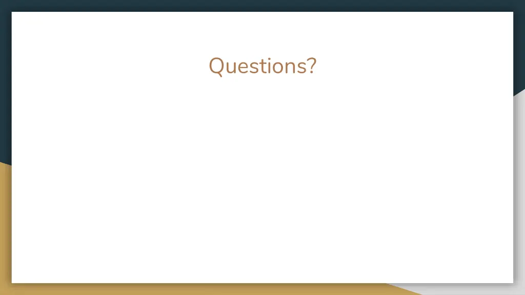 questions