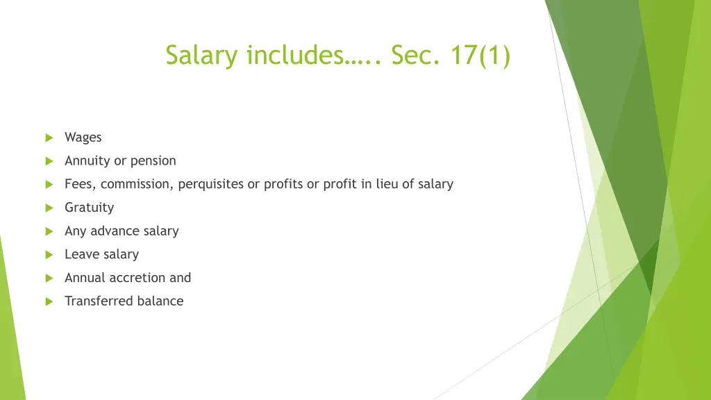 salary includes sec 17 1