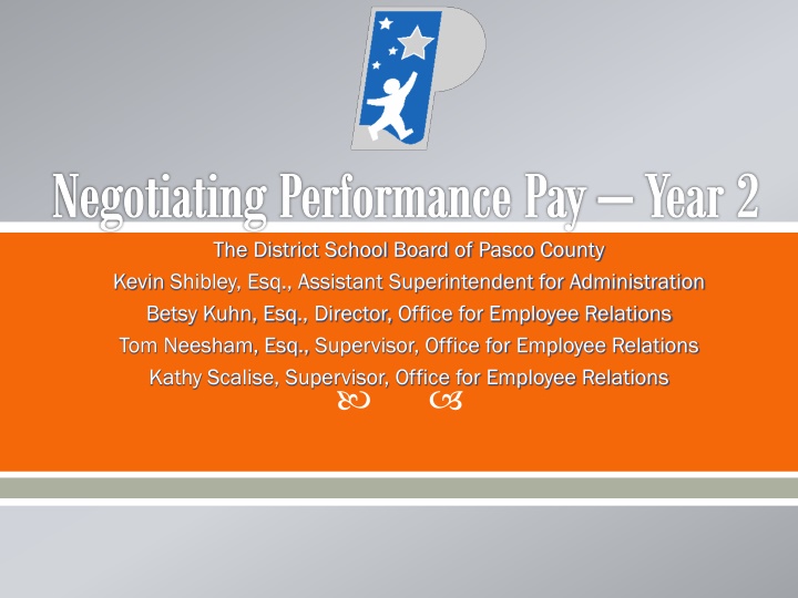 negotiating performance pay year 2 the district