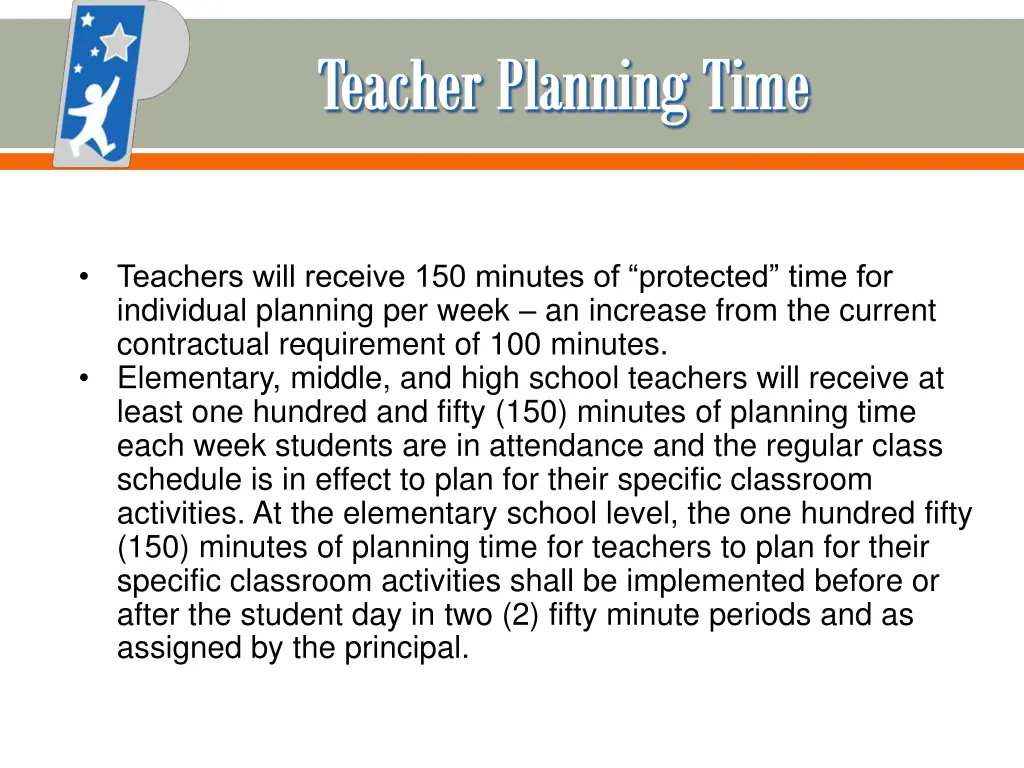 teacher planning time