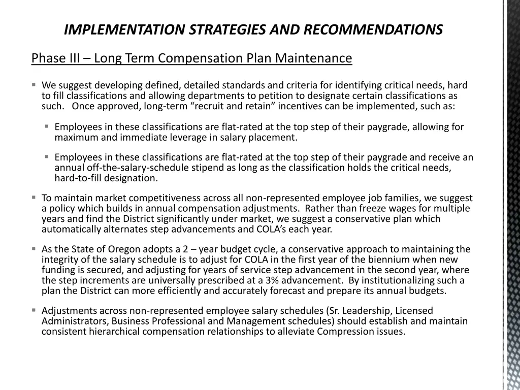 implementation strategies and recommendations 2