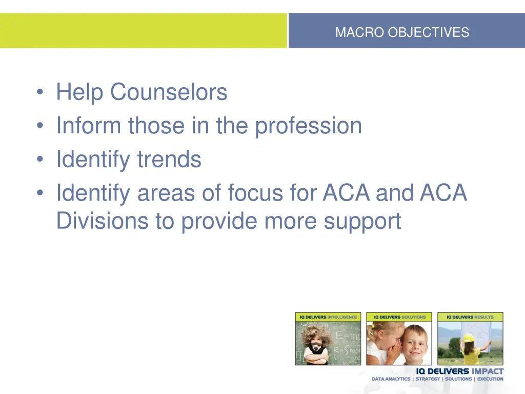 macro objectives