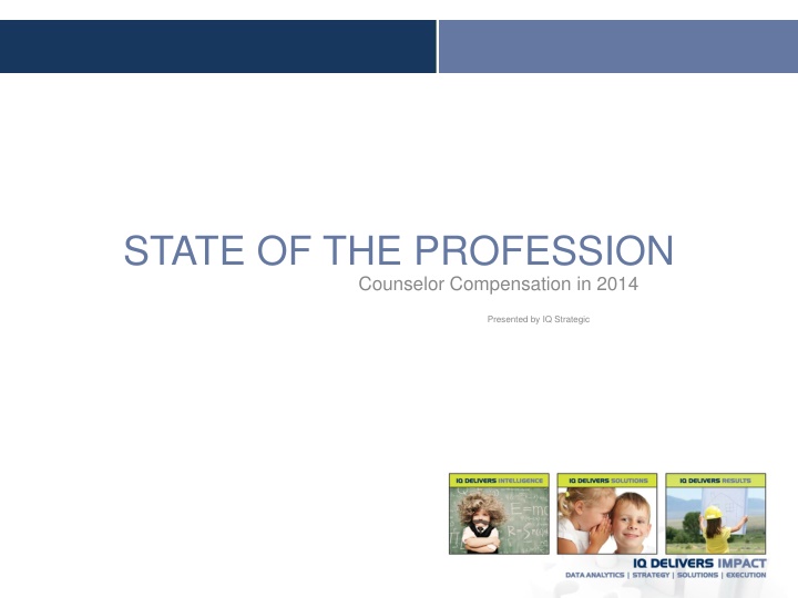 state of the profession counselor compensation