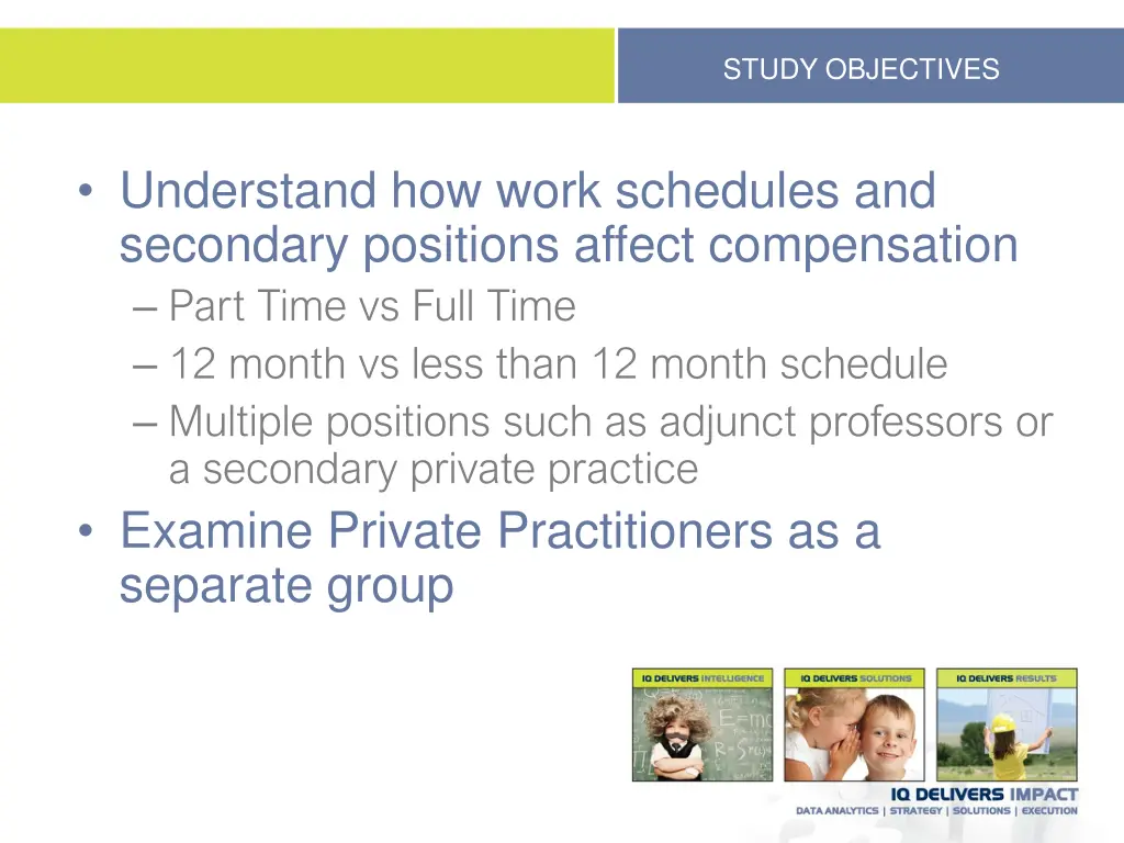 study objectives 2