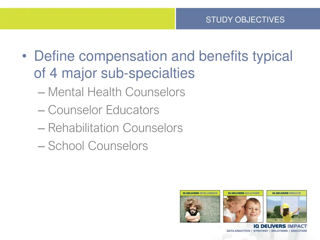 study objectives