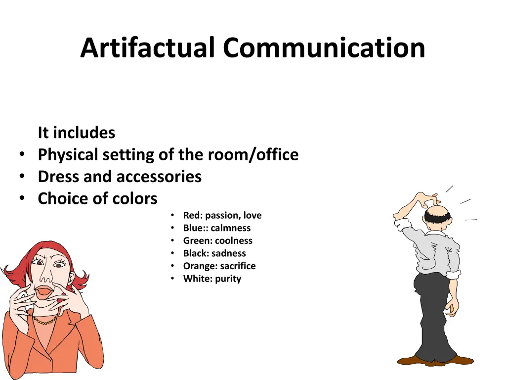 artifactual communication