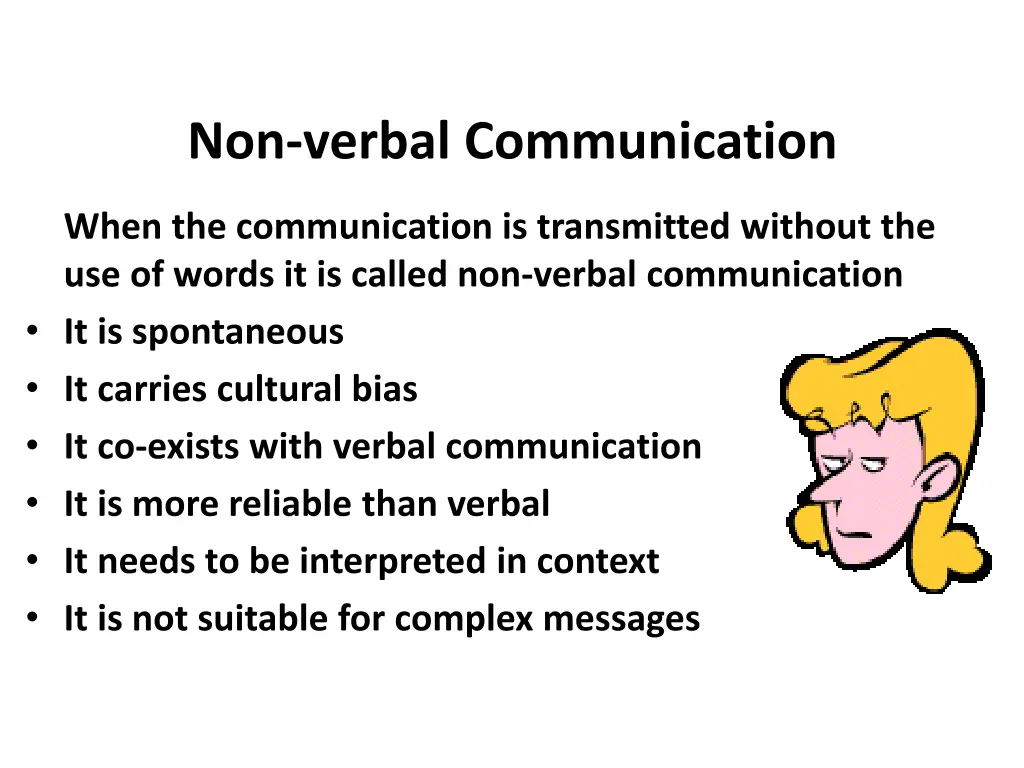 non verbal communication