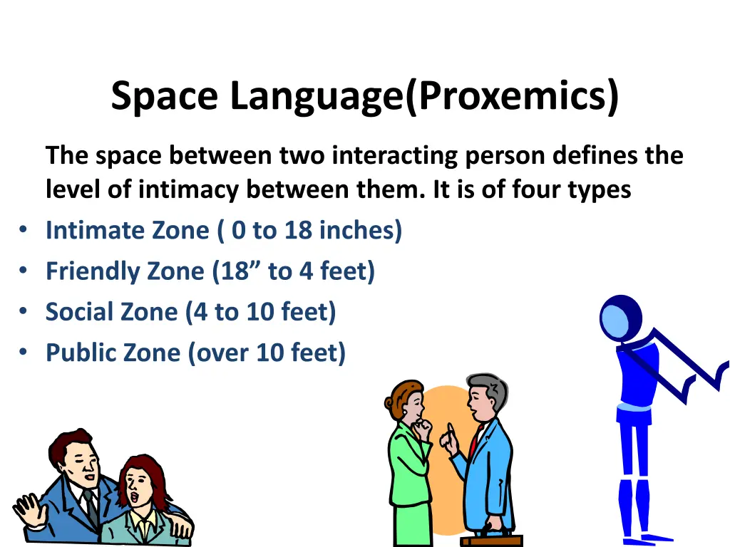 space language proxemics