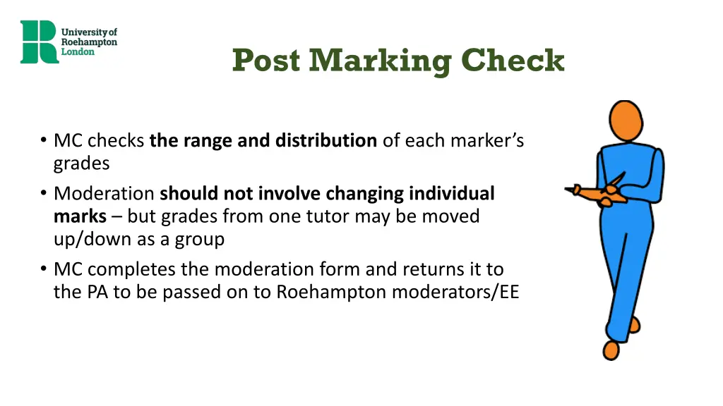 post marking check