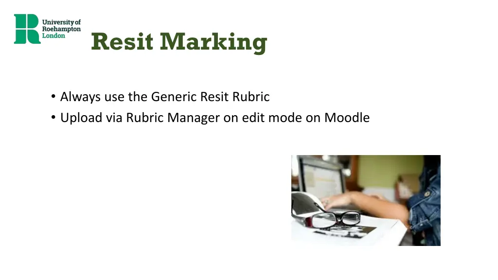 resit marking