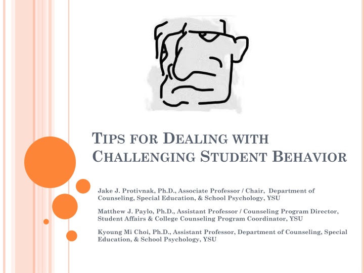 t ips for d ealing with c hallenging s tudent