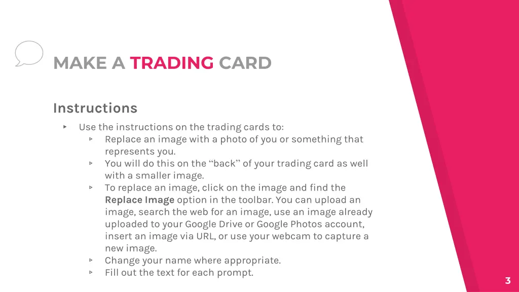 make a trading card 2