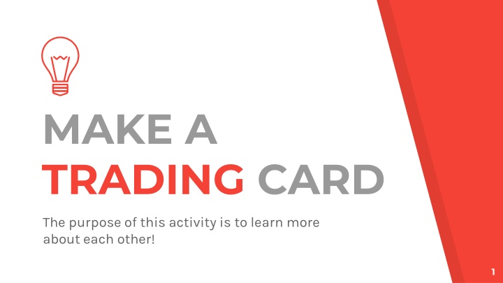 make a trading card