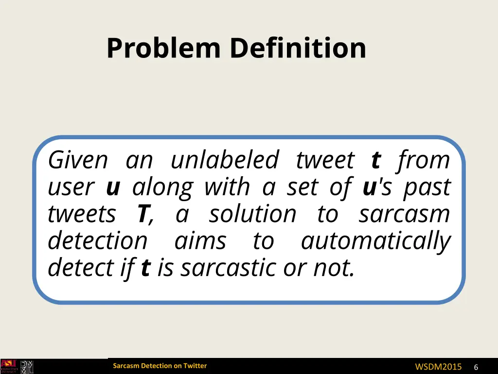 problem definition