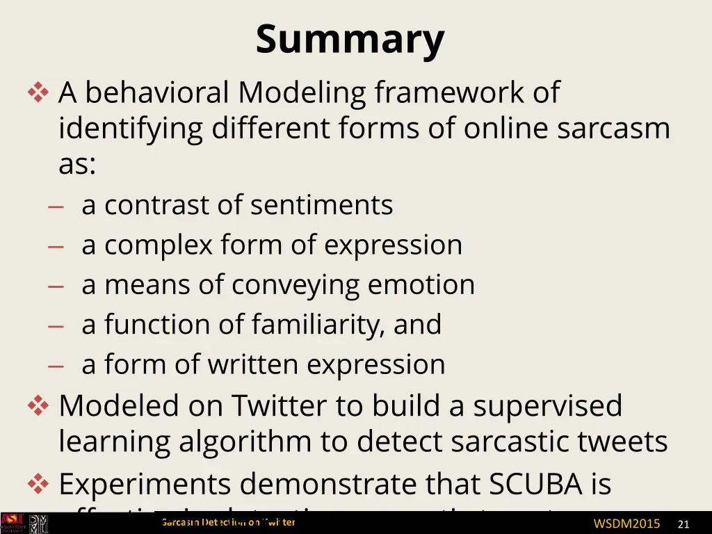 summary