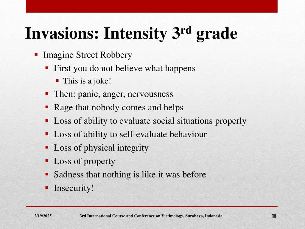 invasions intensity 3 rd grade