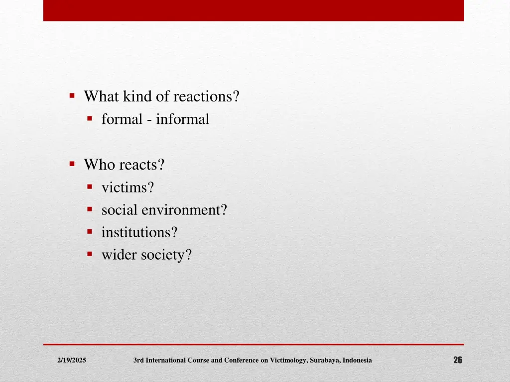 what kind of reactions formal informal