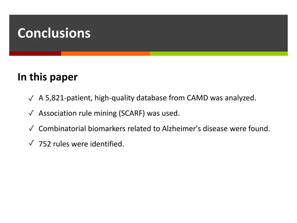 conclusions