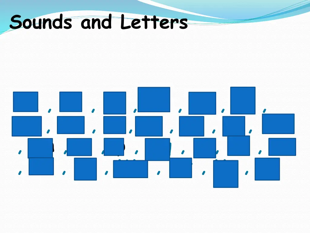 sounds and letters