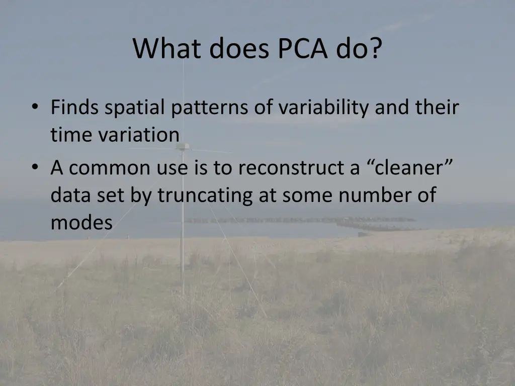 what does pca do