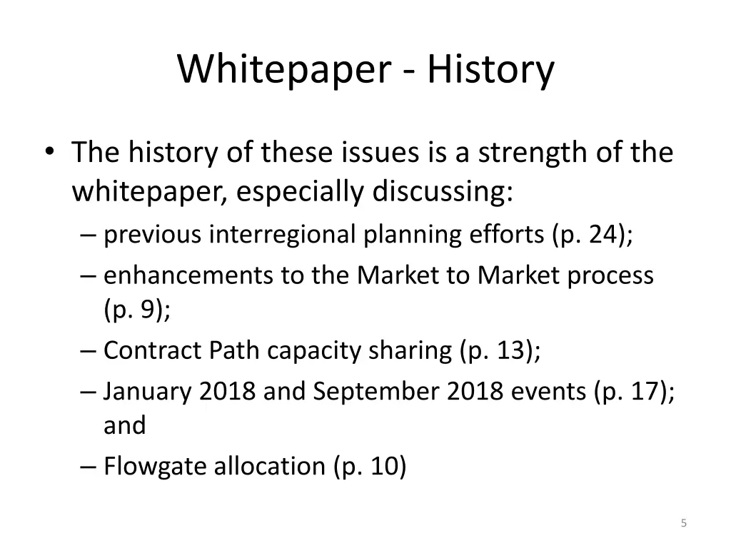 whitepaper history