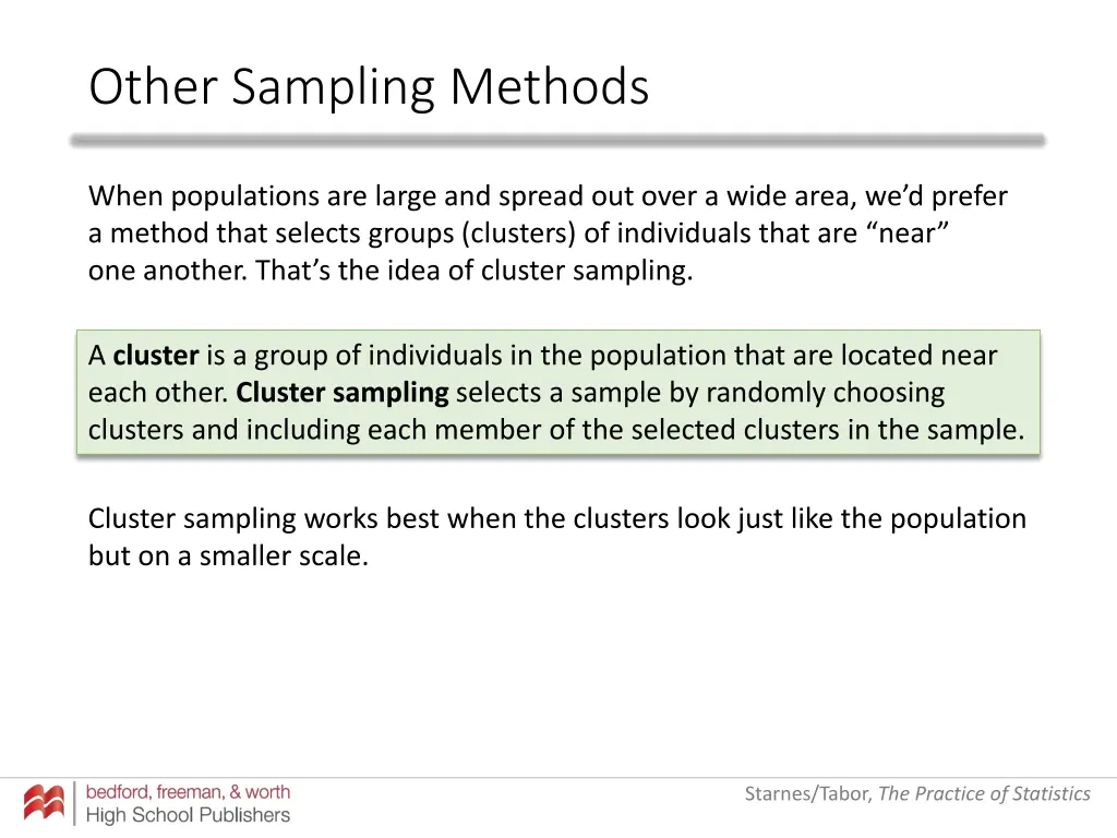 other sampling methods 6