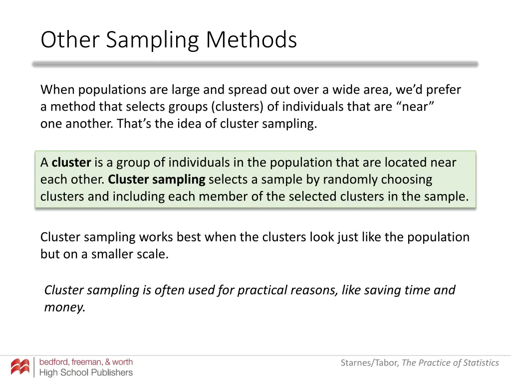other sampling methods 7