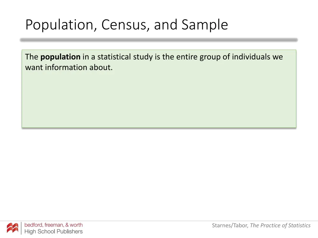 population census and sample