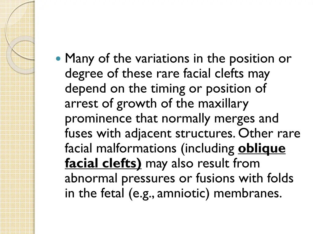 many of the variations in the position or degree