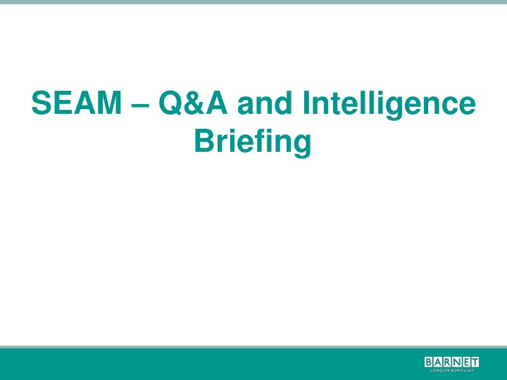 seam q a and intelligence briefing