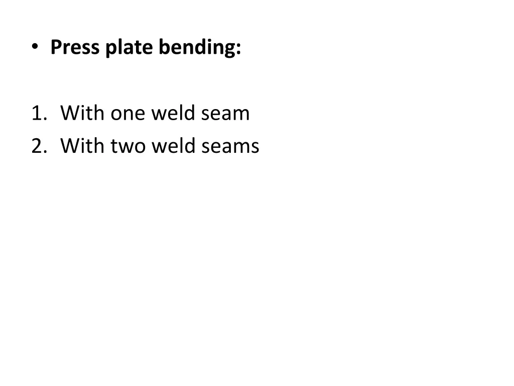 press plate bending