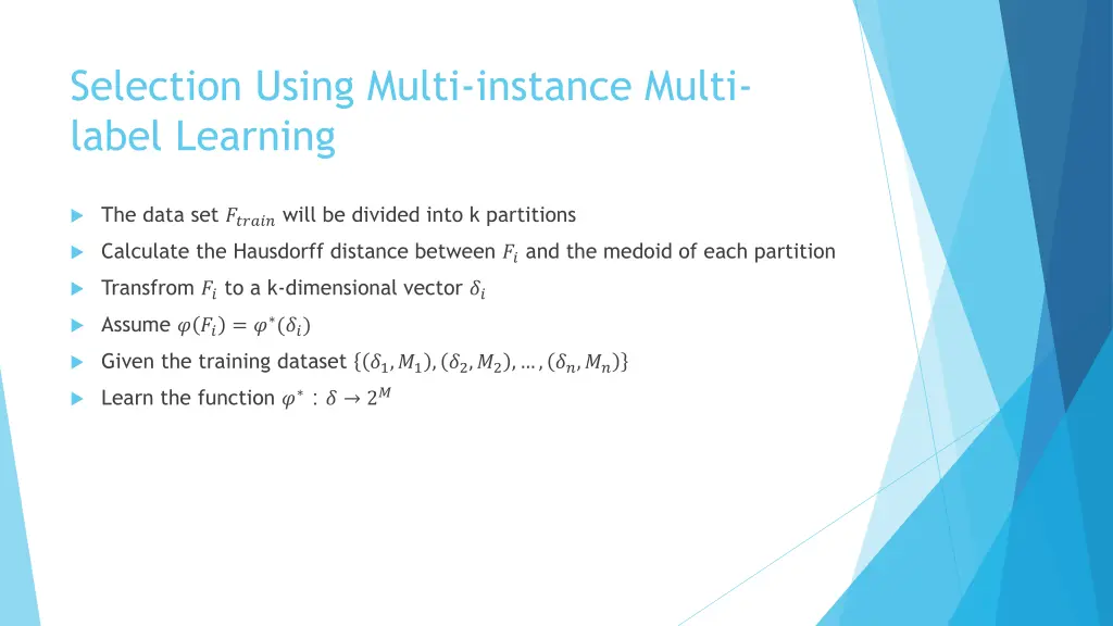 selection using multi instance multi label 3