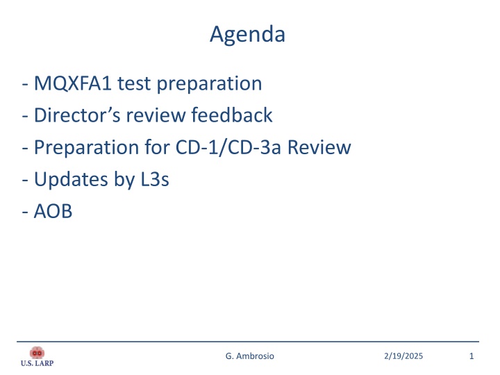 agenda