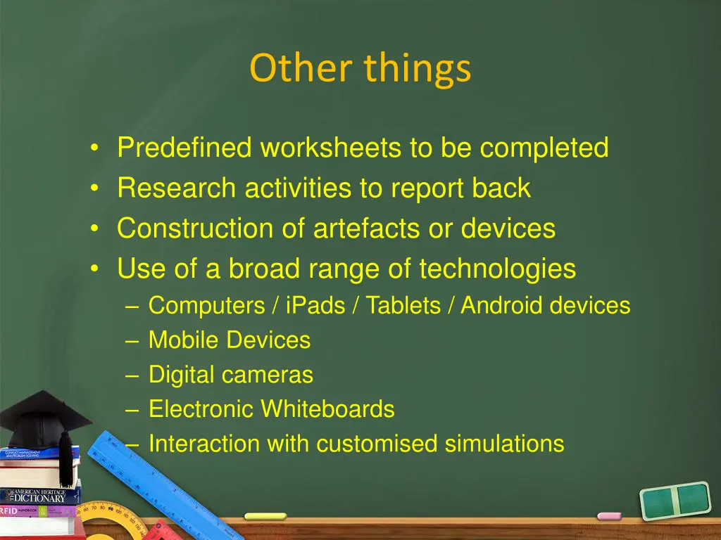 other things