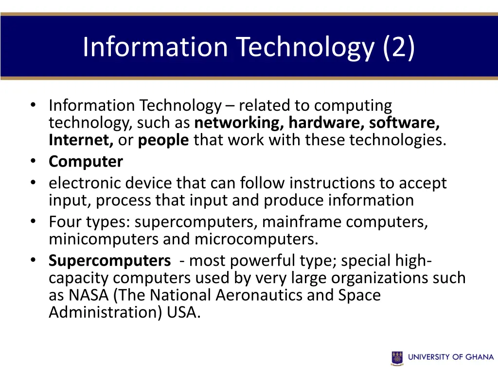 information technology 2
