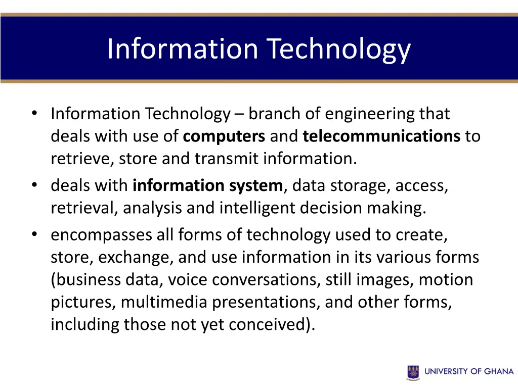 information technology
