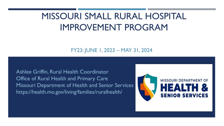 missouri small rural hospital improvement program