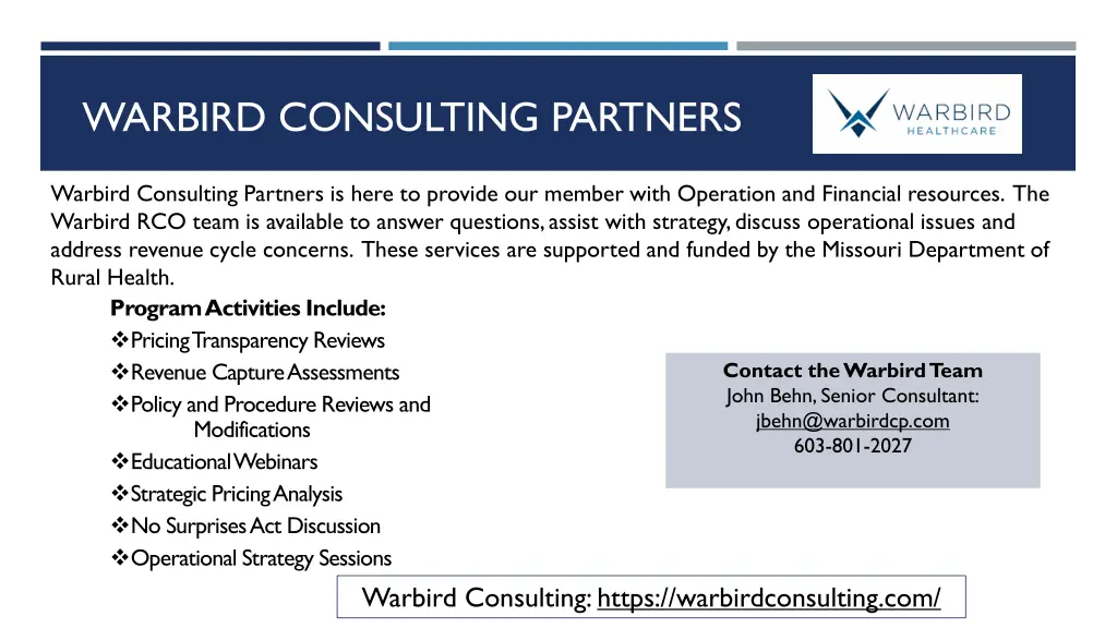 warbird consulting partners