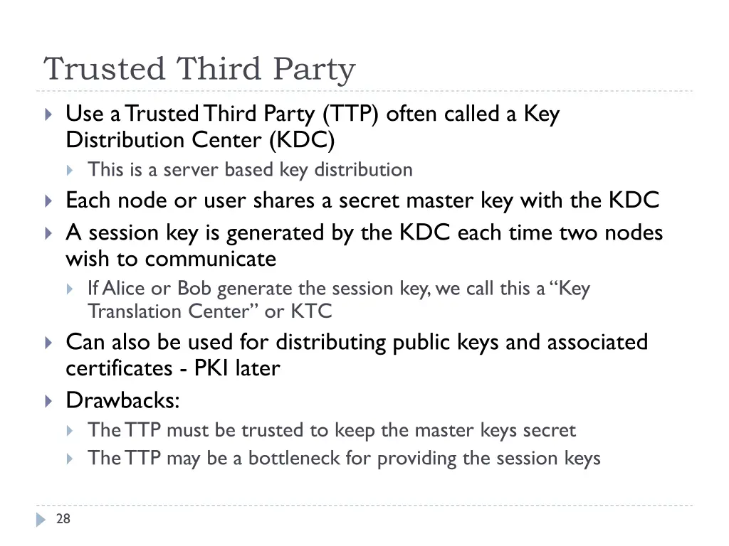 trusted third party