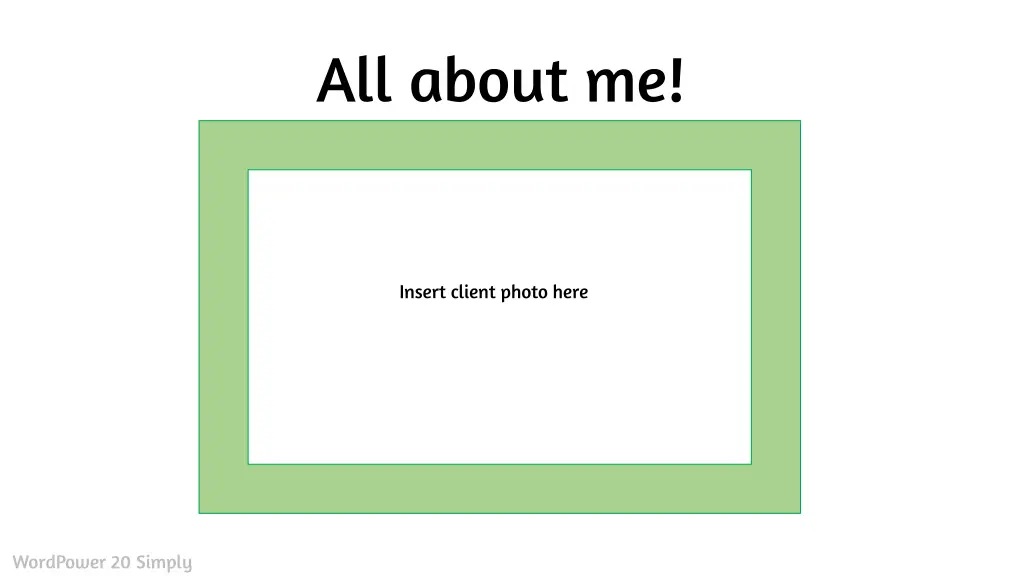all about me