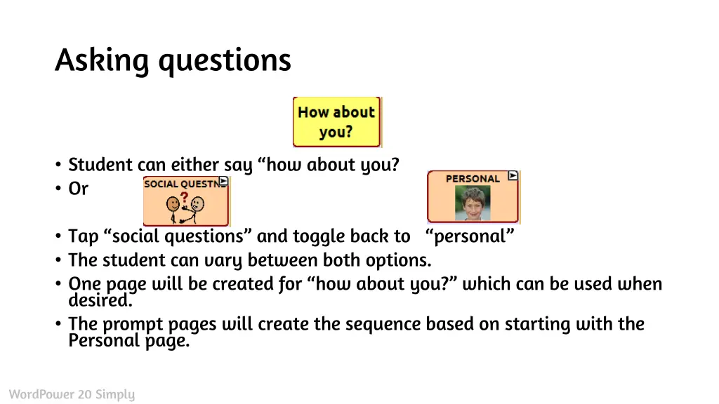asking questions