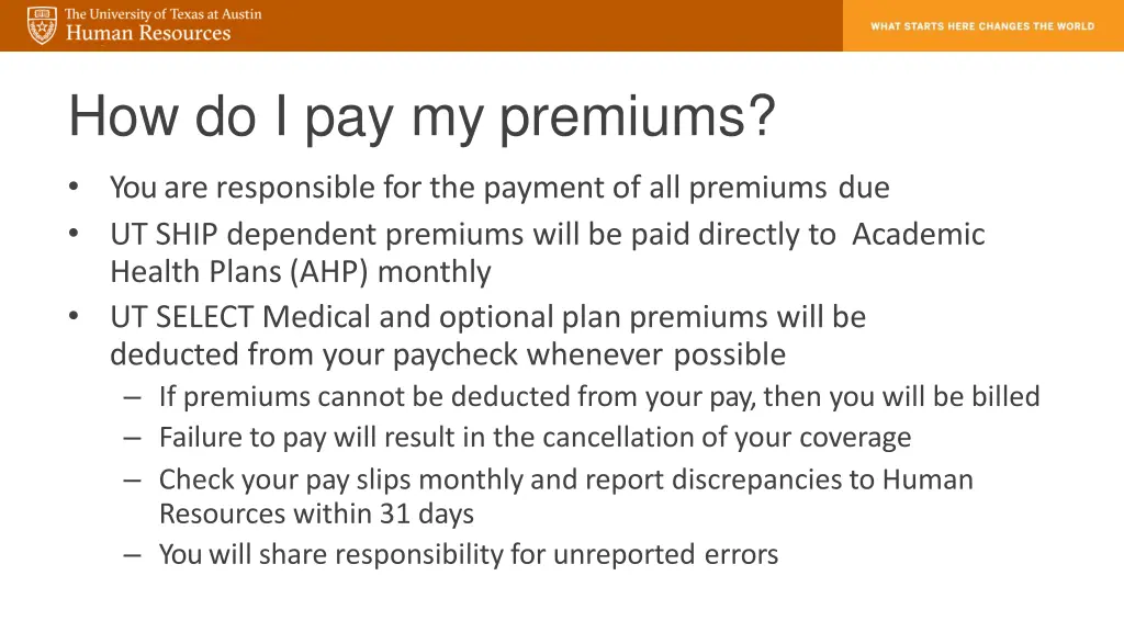 how do i pay my premiums