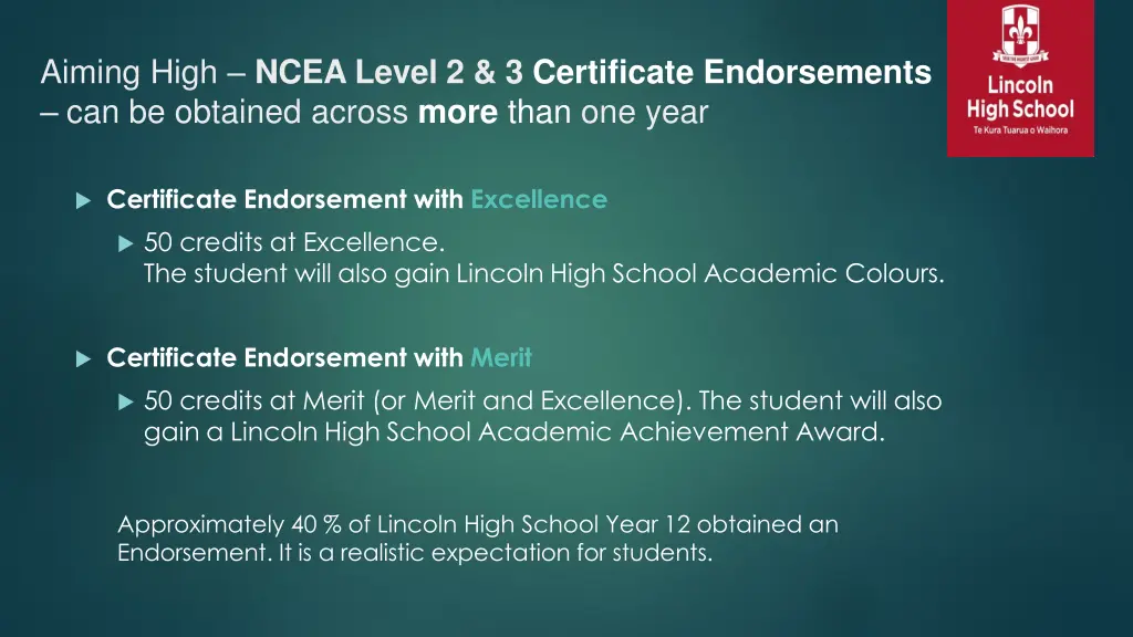 aiming high ncea level 2 3 certificate