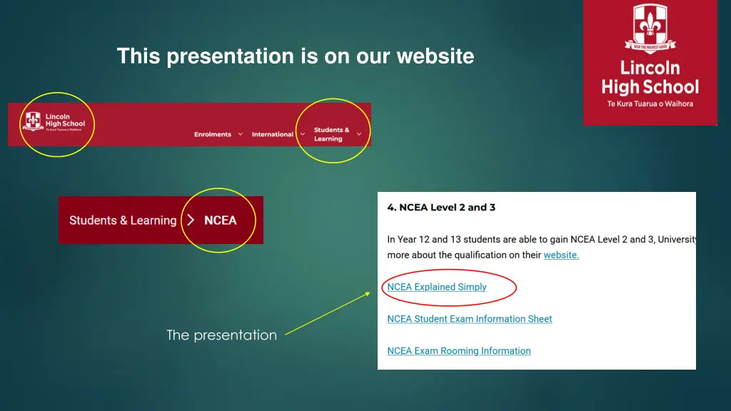 this presentation is on our website