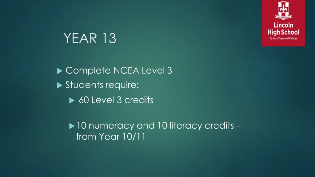 year 13