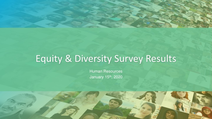 equity diversity survey results