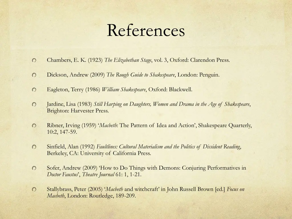 references