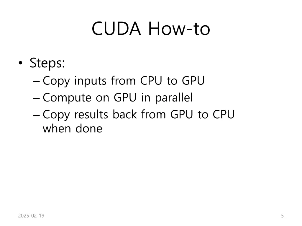 cuda how to
