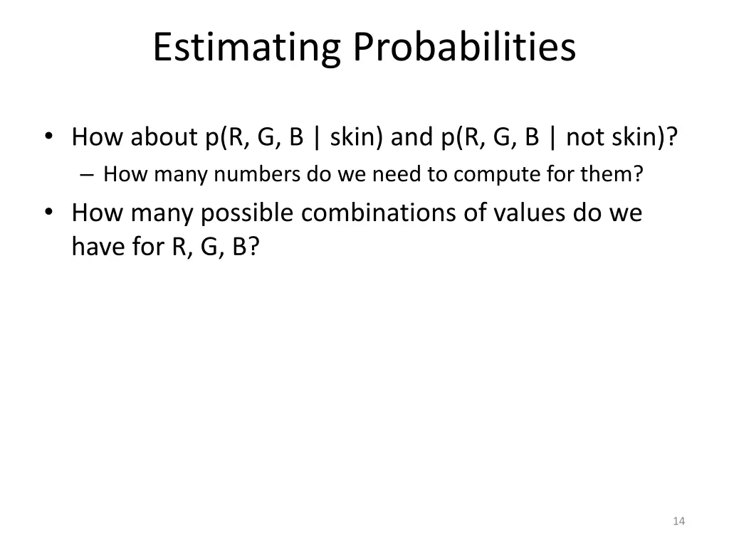 estimating probabilities 4